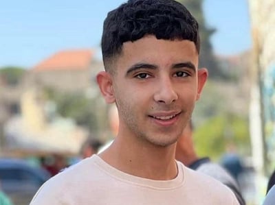 Palestinian Omar Ahmad Abdulghani Hamed, 17, who was killed during an Israeli settler attack on Ramallah on Saturday. Wafa