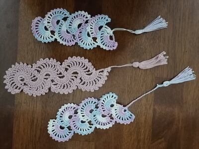 Meghna Lobo's crocheted bookmarks have been a hit amongst family members. Meghna Lobo