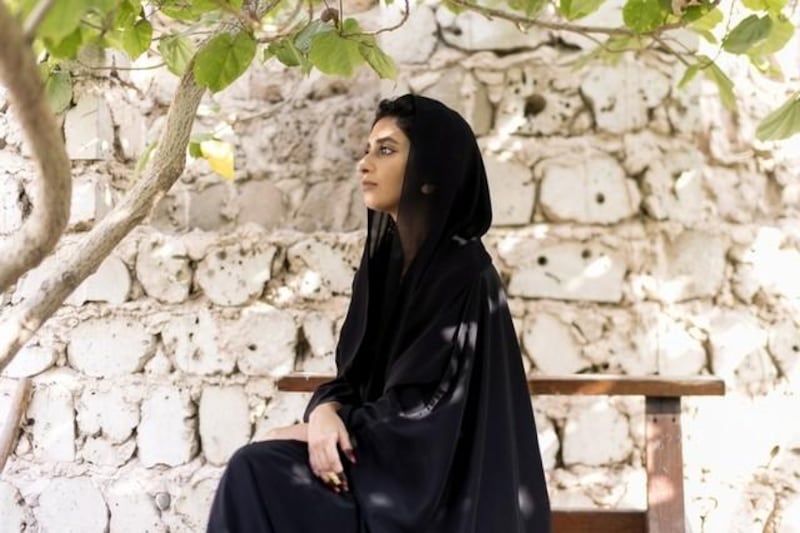 Abaya designer Alia bin Omair has witnessed the changing fabrics and colours used to create abayas. Reem Mohammed / The National