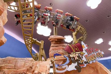 Warner Bros World Abu Dhabi will reopen just before the Eid holidays. Reem Mohammed / The National