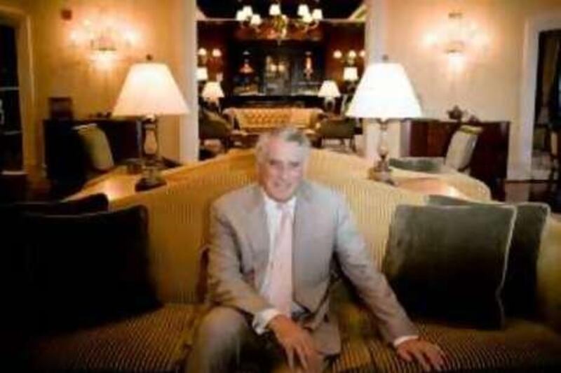Dubai - November 18. 2008: Simon Cooper, Chief Operating Officer of Ritz Carlton Hotels in the lounge of the Ritz Carlton Hotel in Dubai. Lauren Lancaster / The National *** Local Caption ***  15.11.08 -simon cooper052.jpg