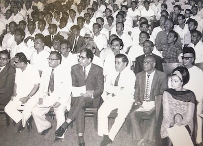Hafida Latta at a conference in Karachi, Pakistan, in 1969. Photo: Hafida Latta