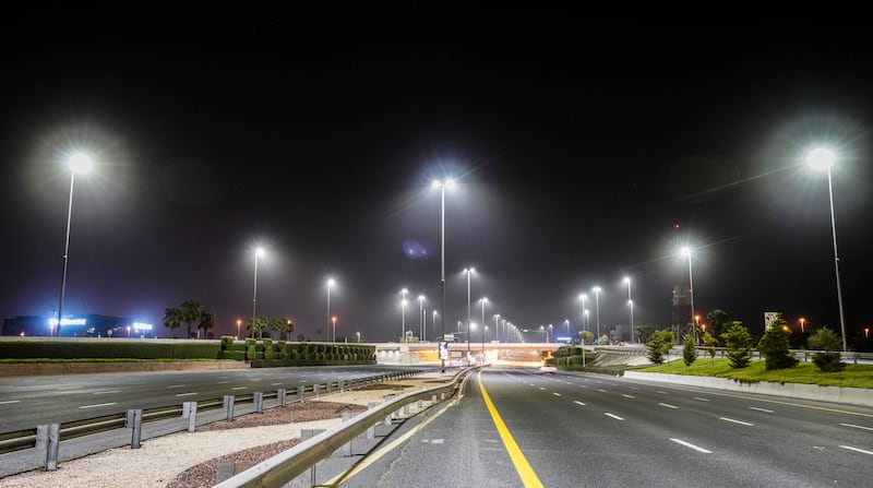 The new lighting systems will use smart and sustainable technologies that are designed for the UAE's climate. Photo: Dubai Media Office