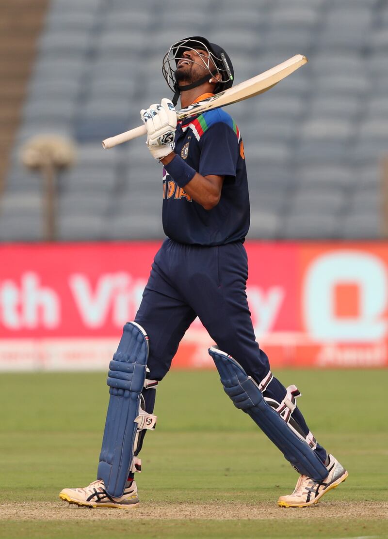 Krunal Pandya made a fifty on debut against England. Getty