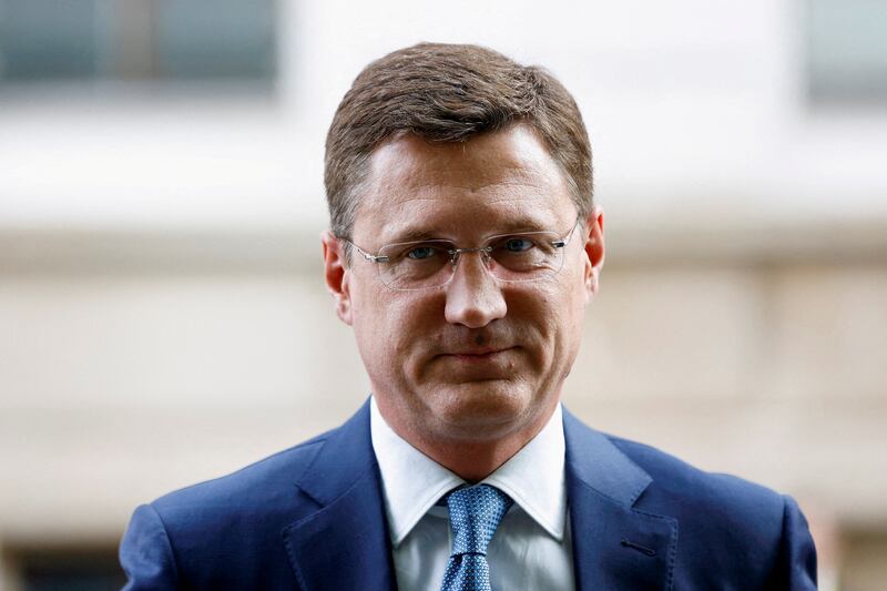 Russia's Deputy Prime Minister Alexander Novak met Iranian Oil Minister Javad Owji. Reuters