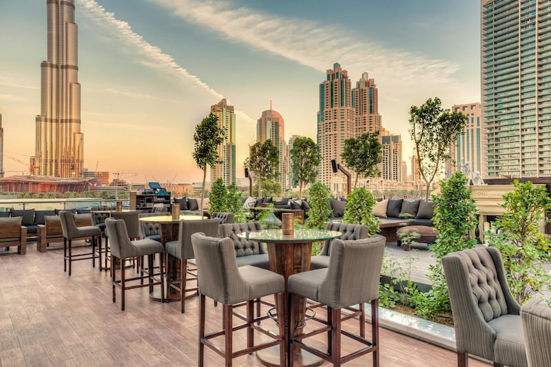 Ring in 2021 with views of the Burj Khalifa at Treehouse, in the Taj Dubai. Courtesy Taj Dubai