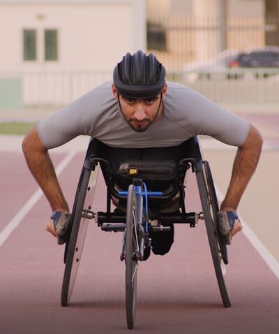 The debut episode is titled 'Nothing is Impossible' and profiles Mohamed Hammadi, the Emirati athlete who won two medals at the London 2012 Paralympic Games. Photo: Admaf 