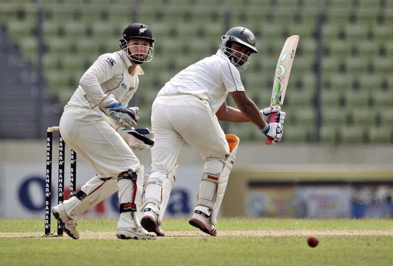 In the first Test, Tamim Iqbal went for a duck in the first innings but scored 46 in the second. AM Ahad / AP