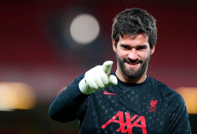 LIVERPOOL RATINGS: Alisson Becker - 6: Made a fine save from Osborn and the defence are clearly more secure for his presence. Showed his rustiness by almost getting caught in possession by Burke in the second half. EPA