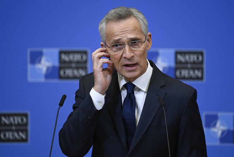 Nato Secretary General Jens Stoltenberg said at a press conference there was no indication the missile strike was deliberate. AFP