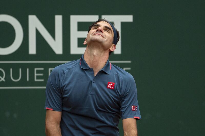 Roger Federer was up 4-2 in the final set against Pablo Andujar but failed to go on  and win the match. EPA