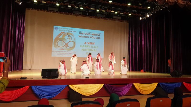 Young performers take to the stage for a Golden Jubilee event.