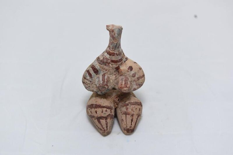A clay figurine, dating from 5,000BC, appearing to depict a fertility goddess, will be displayed at the National Pavilion of Iraq’s exhibition, at the 57th Venice Biennale from May to November 2017. Courtesy Iraq Museum, Department of Antiquities, Ministry of Cutlure, Tourism and Antiquities and Ruya foundation
