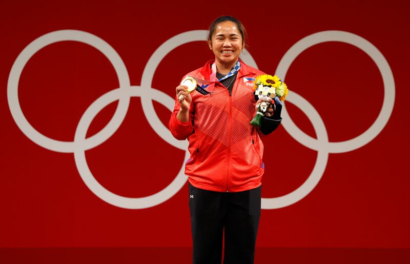 Hidilyn Diaz won the first-ever Olympic gold for the Philippines.