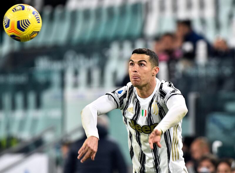 Juventus' Cristiano Ronaldo takes a throw-in. Reuters