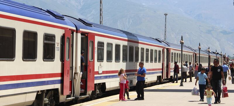 Erzurum station in provincial Turkey. Stephen Starr