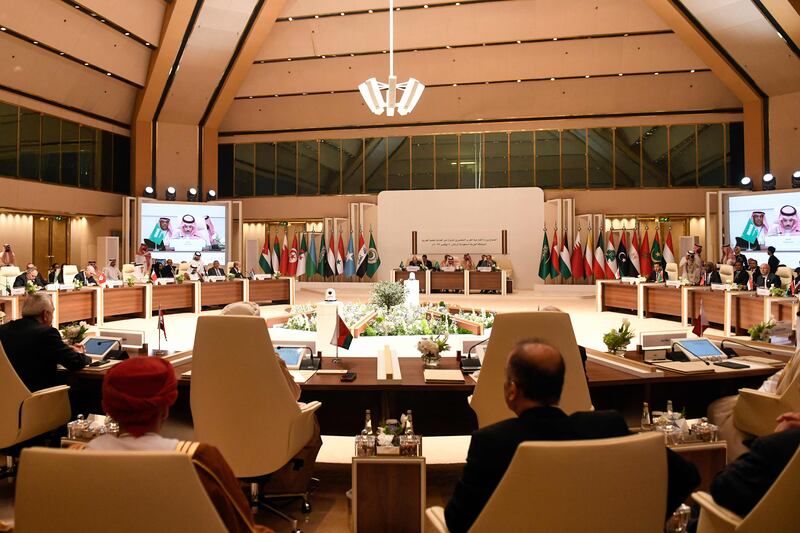 Leaders of countries belonging to the Arab League and the Organisation of Islamic Co-operation attend an emergency summit in Riyadh at the weekend as war continues to rage in the Gaza Strip. AFP