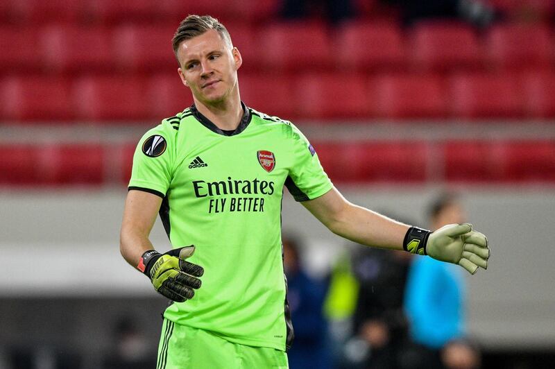 ARSENAL RATINGS: Bernd Leno - 6: Had quiet evening but when he was needed he was found wanting. He contributed to the Gunners losing possession for the equaliser and then couldn’t scramble back in time to make the save. PA