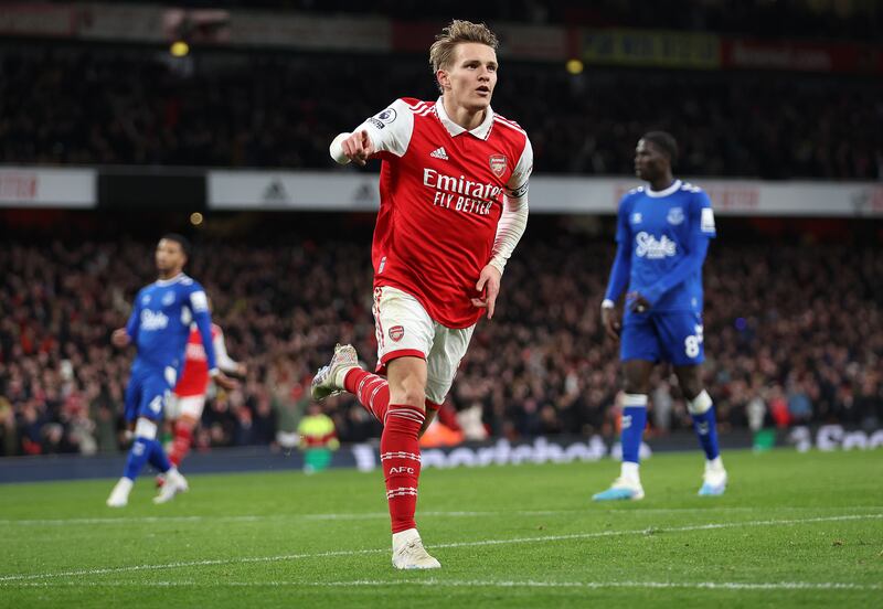 Martin Odegaard - 8. Far from his creative best in the first half but still played a crucial role in the Gunners’ second goal. Scored Arsenal’s third after excellent work from Trossard.  Getty Images