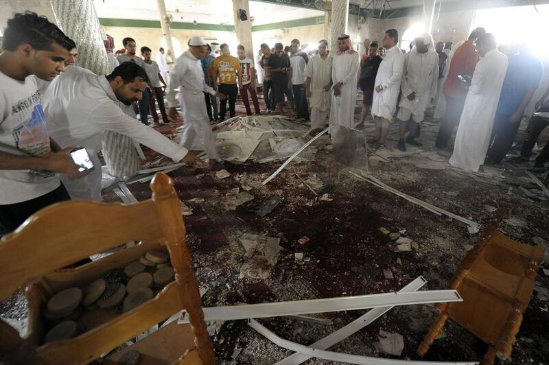 The witness estimated there were at least 30 casualties in the attack, where more than 150 people were praying. AFP Photo
