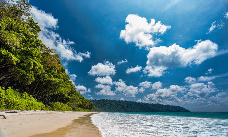 7. Honpu Beach in Hawaii is not easy to get to, but rewards await beachgoers visiting this double bay, separated by the Honopu arch. Getty Images