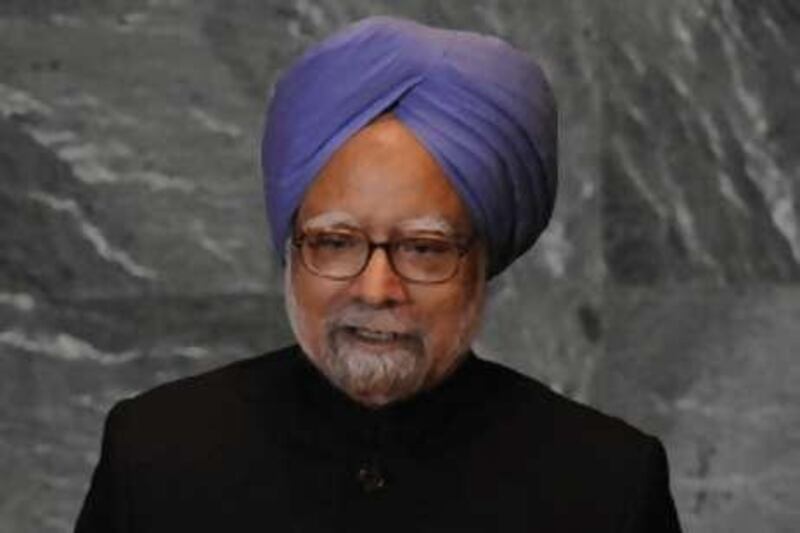 Manmohan Singh, the Indian leader, says "India will be liberated from the constraints of technology denial of 34 years."