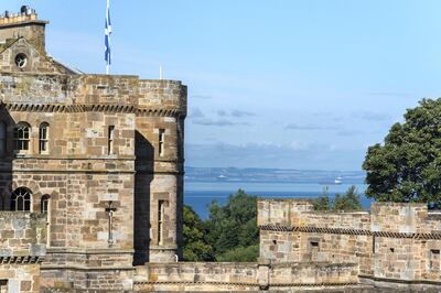 Edinburgh can be seen from the ramparts of the castle. Savills