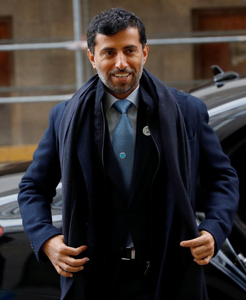 UAE's Minister of Energy Suhail Al Mazrouei arrives at the Opec headquarters in Vienna, Austria. Reuters