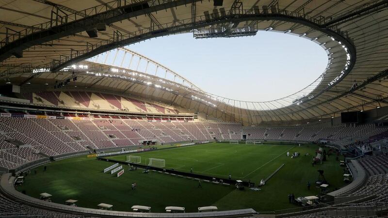 The Khalifa International Stadium in Doha, Qatar, which is the first completed venue for the 2022 Fifa World Cup. Reuters