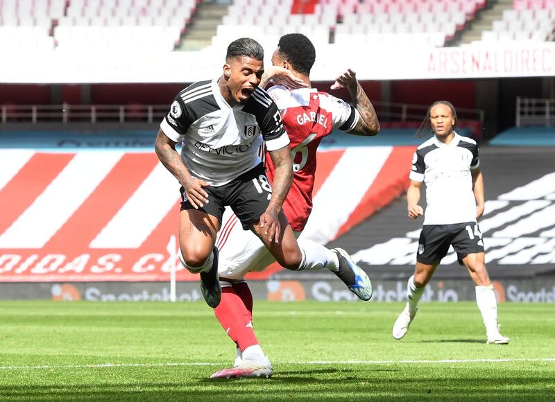 Mario Lemina - 5: Gabonese midfielder was anonymous in first half but saw run into box checked by Gabriel, although with minimal contact, to earn Fulham penalty for their goal just before hour mark. Backed out of tackle in injury-time when more bravery was needed. Reuters