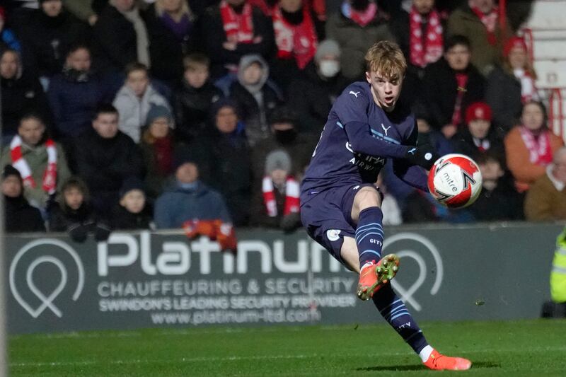 Right midfield: Cole Palmer (Manchester City) – The star of the show in the 4-1 win at Swindon, setting up Bernardo Silva’s opener and scoring the fourth with a fine curling shot. AP