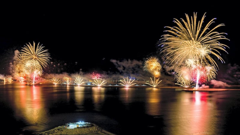 RAK is known for its big New Year's Eve fireworks displays. Courtesy Ras Al Khaimah Tourism Development Authority