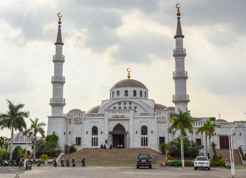 This mosque in Phnom Penh was donated by the UAE's Alserkal family. All photos: Ronan O'Connell