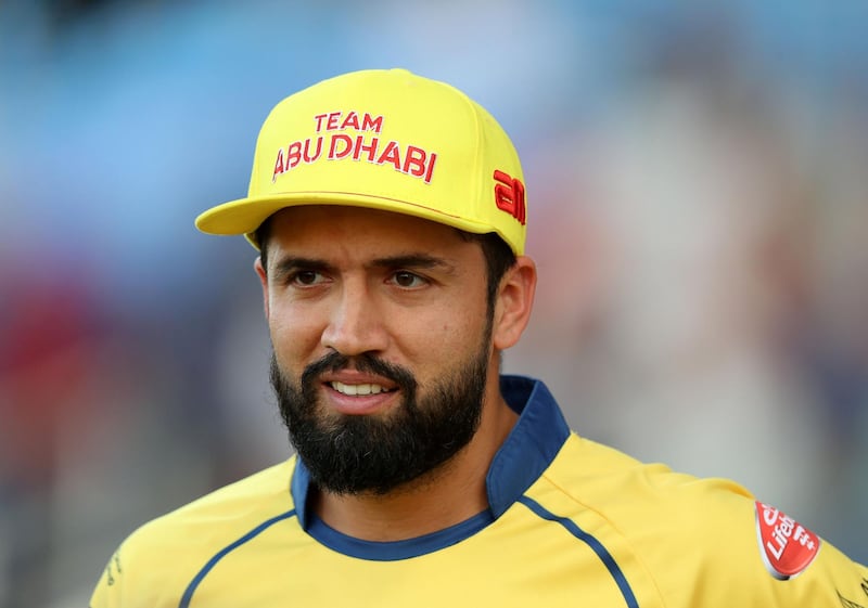 Abu Dhabi, United Arab Emirates - November 17, 2019: Abu Dhabi's Rohan Mustafa during the game between Team Abu Dhabi and The Northern Warriors in the Abu Dhabi T10 league. Sunday the 17th of November 2019. Zayed Cricket Stadium, Abu Dhabi. Chris Whiteoak / The National