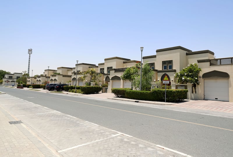The family likes the safety of the neighbourhood in Jumeirah Park.