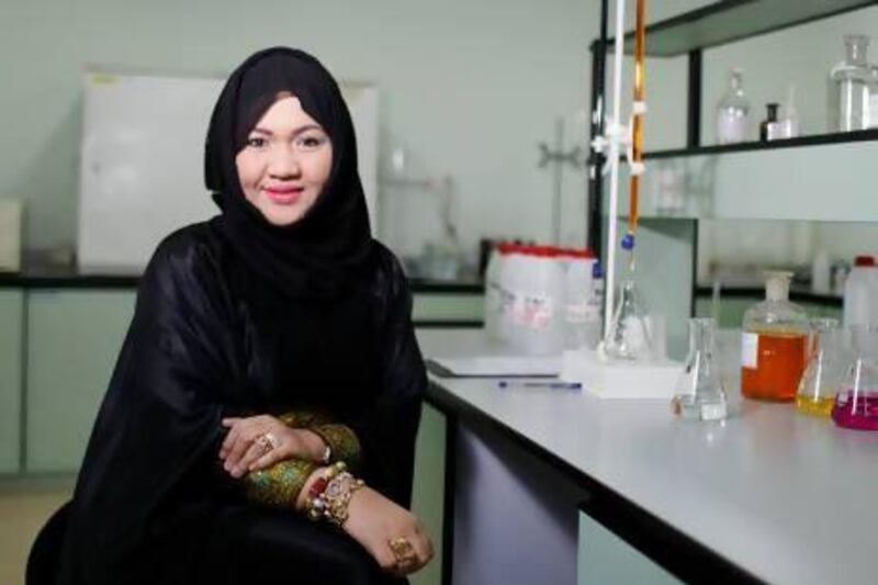 2009 New Hero Mary Jane Alvero-Al Mahdi, CEO of Geoscience Testing Laboratory, wants to influence others by being a role model. Sarah Dea / The National