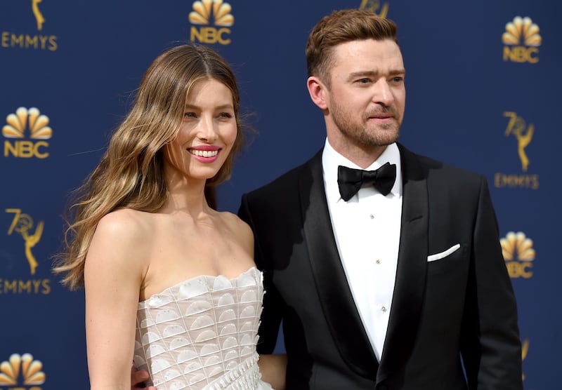 Also turning 40 in 2022 is actress Jessica Biel, seen here with her husband Justin Timberlake. AP