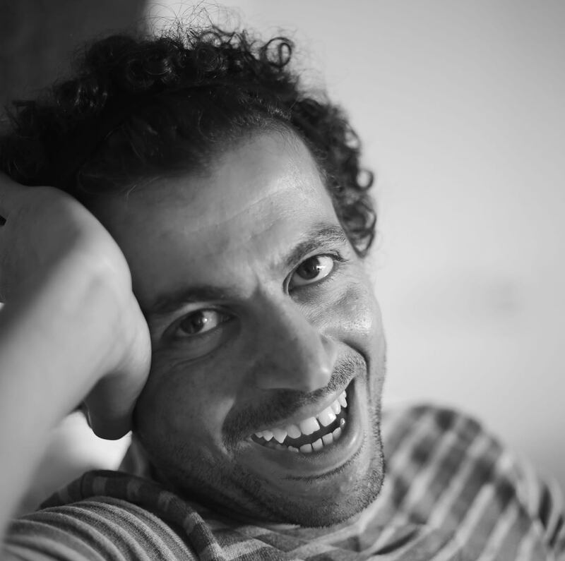 Palestinian writer and director Ahmed Masoud. Photo: Victorina Press