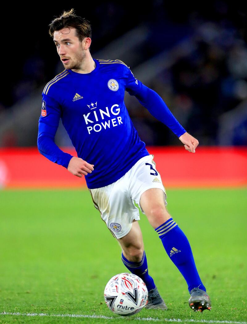 File photo dated 4-01-2020 of Leicester City's Ben Chilwell in action during the FA Cup third round match at The King Power Stadium, Leicester. PA Photo. Issue date: Saturday August 15, 2020. Chelsea moving towards deal to sign Leicester left-back Ben Chilwell. See PA Story SOCCER Chelsea. Photo credit should read: Mike Egerton/PA Wire