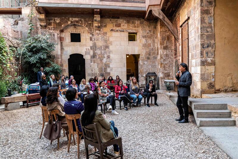 After years of offering a children's programme that included play dates in the famous ninth-century mosque of Ibn Tulun, one of the oldest in Africa, Athar Lina started workshops for adults