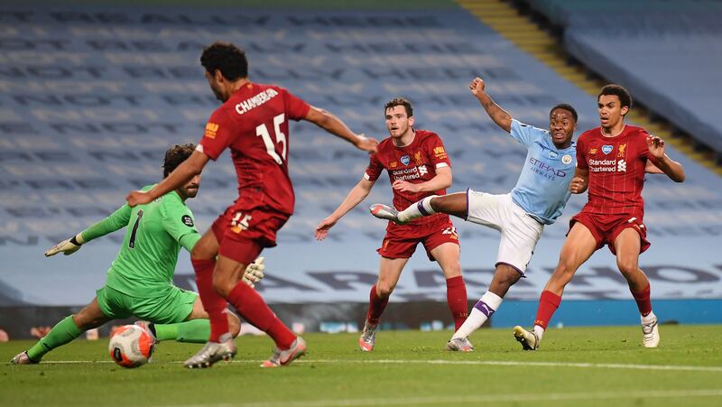 July, 2020:  Manchester City 4-0 Liverpool. PA