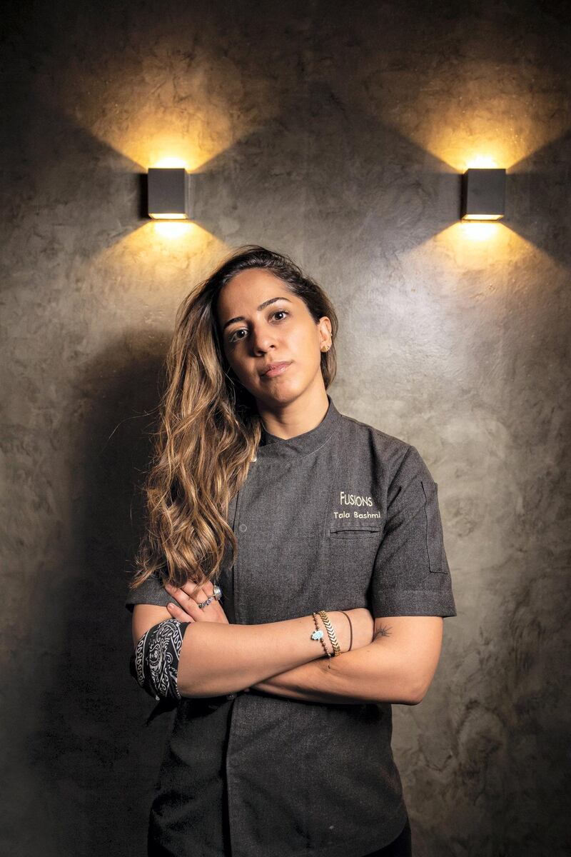 Chef Tala Bashmi is a contestant on ‘Top Chef Middle East’. Courtesy The Gulf Hotel Bahrain
