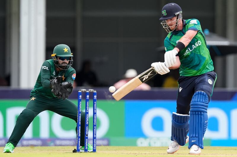 Ireland's Gareth Delany top scored with 31 off 19 balls. AP 