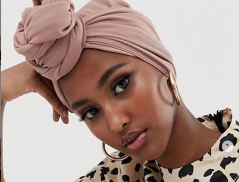 London model Asha Mohamud in the Asos x Verona Collection campaign 
