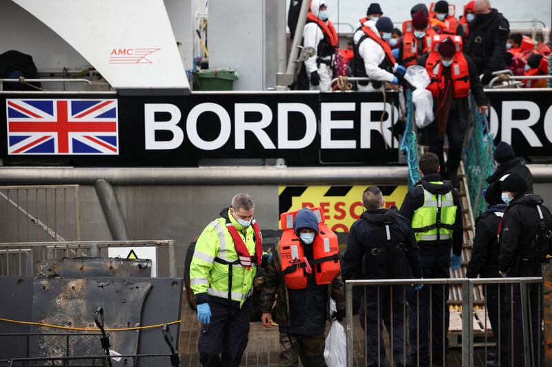 Border Force picked up each of the four men in operations over two years. Reuters