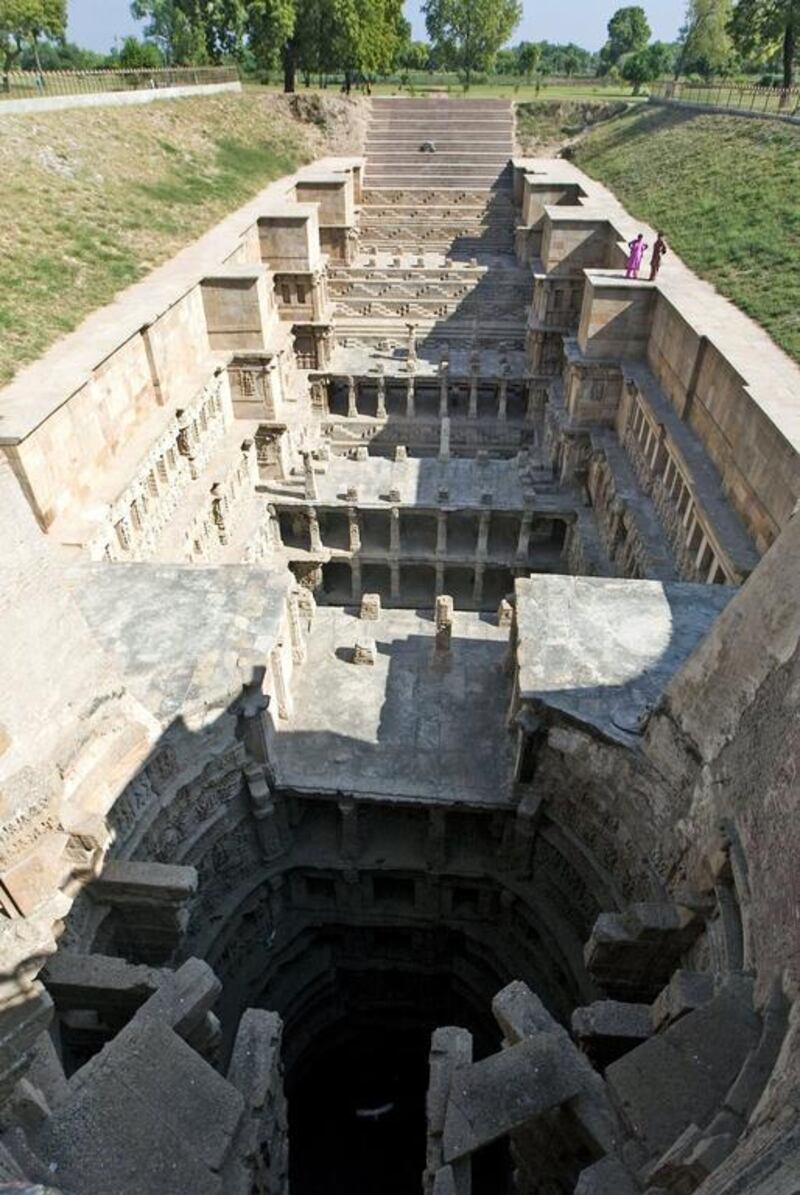 The Rani-ki-Vav (Queen's) Stepwell at Patan in India is 'designed as an inverted temple highlighting the sanctity of water'. Sam Panthaky/ AFP Photo