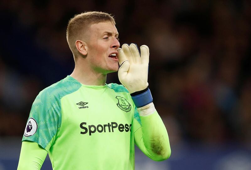 Goalkeeper: Jordan Pickford (Everton) – Roy Hodgson rued two “outstanding saves” even before Pickford stopped Luka Milivojevic’s penalty in an Everton win. Reuters