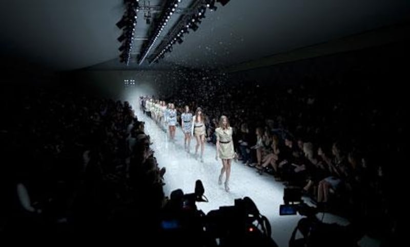 Burberry's spring/summer 2010 collection was shown at London Fashion Week in the traditional way but the new live screenings represent a step forward.