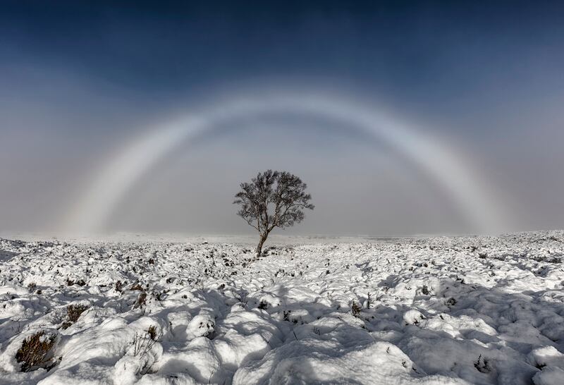 Melvin Nicholson captured this magnificent fogbow in Scotland.