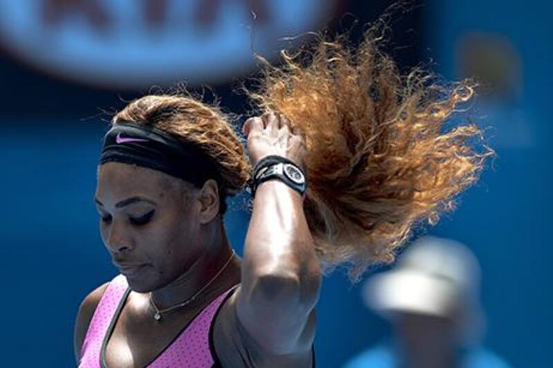 Serena Williams lost 4-6, 6-3, 6-2 to Ana Ivanovic. Joe Castro / EPA